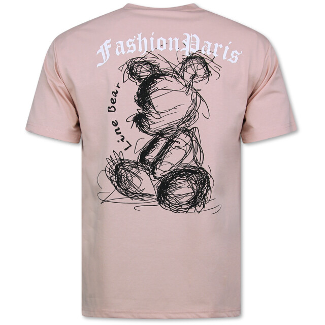 Top-Star T-shirt met opdruk oversized t-shirt YN2-691 large