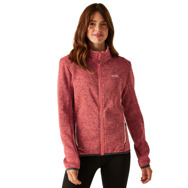 Regatta Dames newhill ii full zip fleecejack UTRG11446_peachbloomlightvanilla large Regatta Dames newhill ii full zip fleecejack UTRG11446_peachbloomlightvanilla large