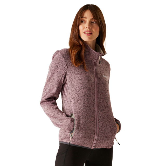 Regatta Dames newhill ii full zip fleecejack UTRG11446_lilaslightvanilla large Regatta Dames newhill ii full zip fleecejack UTRG11446_lilaslightvanilla large