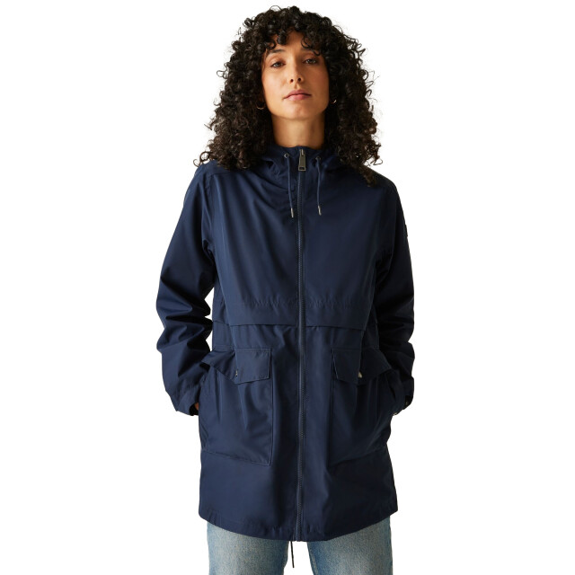 Regatta Dames navaeh linear waterdichte jas UTRG11488_navy large