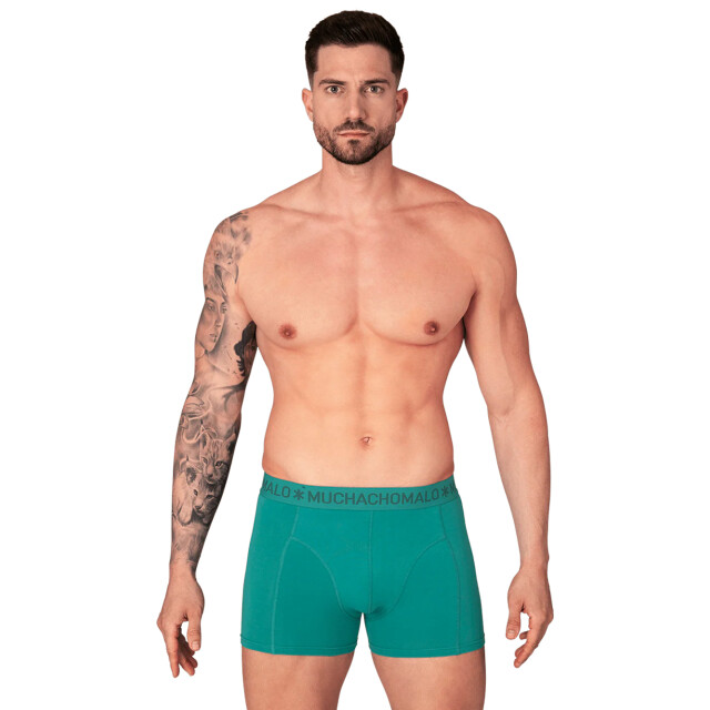 Muchachomalo Heren 2-pack boxershorts U-SOLID1010-1224 large
