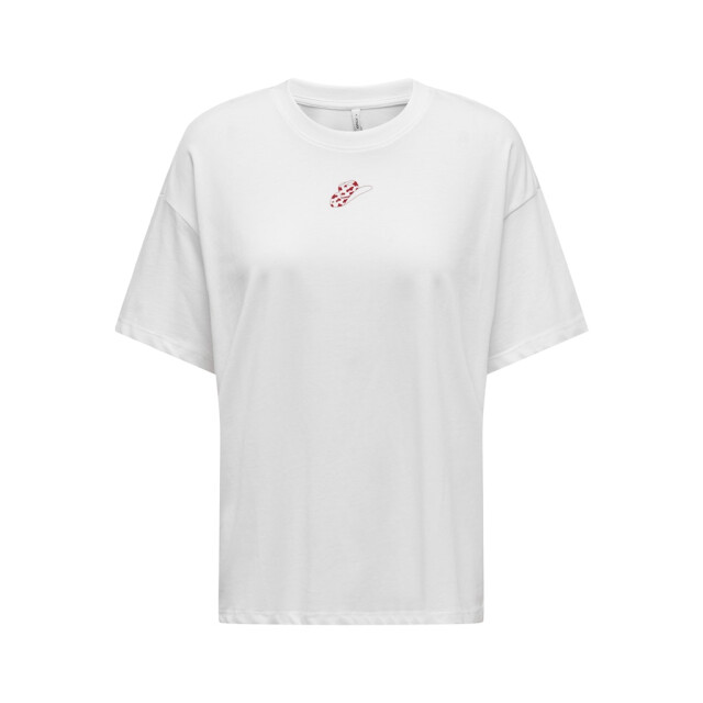 Only Onlvivvi life ss lovely top jrs off-white 4339.02.0098 large