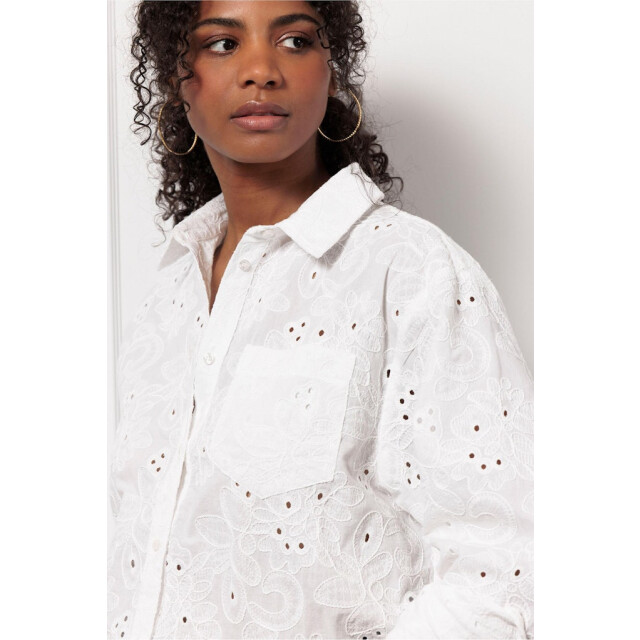 Studio Anneloes Jitte broderie blouse off-white 4309.02.0027 large