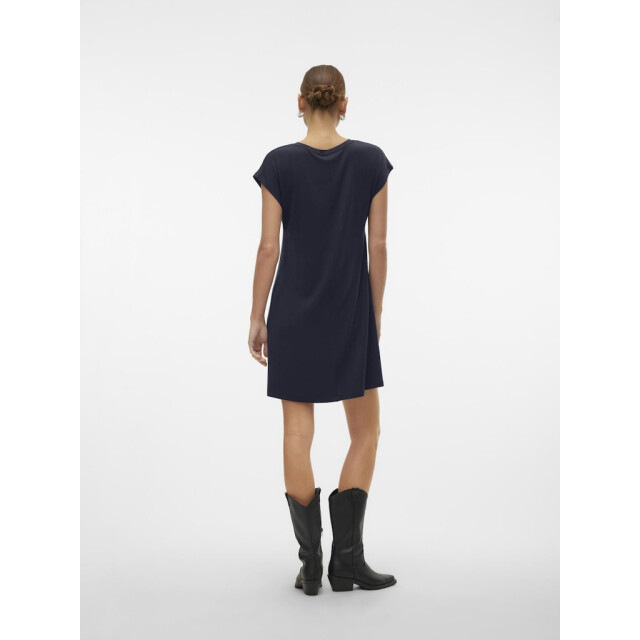 Vero Moda Vmava sl knee dress navy 4409.37.0052 large Vero Moda Vmava sl knee dress navy 4409.37.0052 large