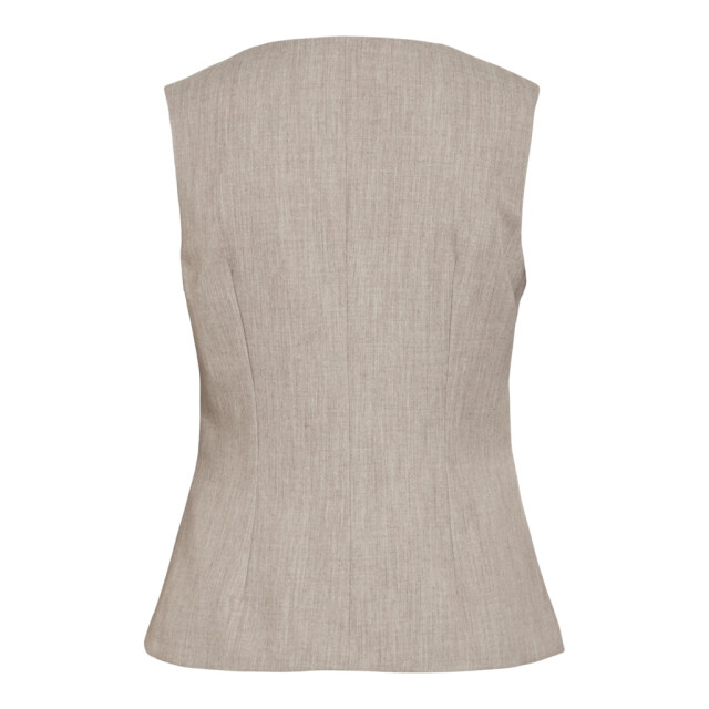Vila Vivarone sl square neck long vest zand 4259.04.0043 large Vila Vivarone sl square neck long vest zand 4259.04.0043 large