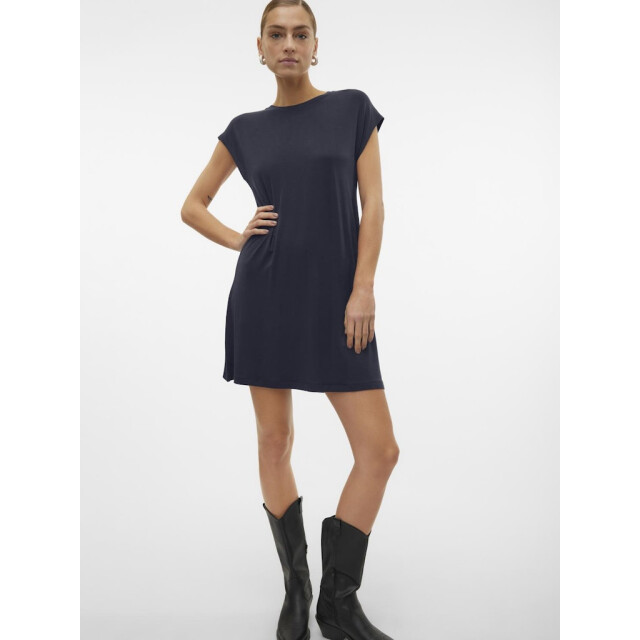 Vero Moda Vmava sl knee dress navy 4409.37.0052 large Vero Moda Vmava sl knee dress navy 4409.37.0052 large
