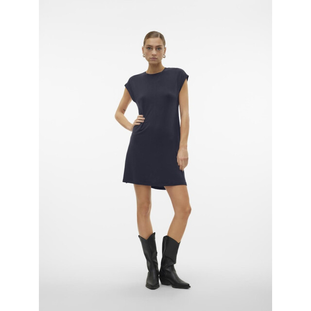 Vero Moda Vmava sl knee dress navy 4409.37.0052 large Vero Moda Vmava sl knee dress navy 4409.37.0052 large