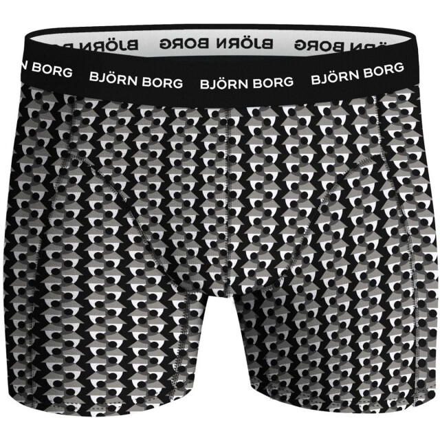 Björn Borg Björn borg heren boxershorts 5-pack – cotton stretch – zwart//print 10004590-MP003 large