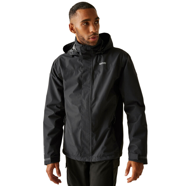 Regatta Heren matt ii waterdichte jas UTRG11505_black large