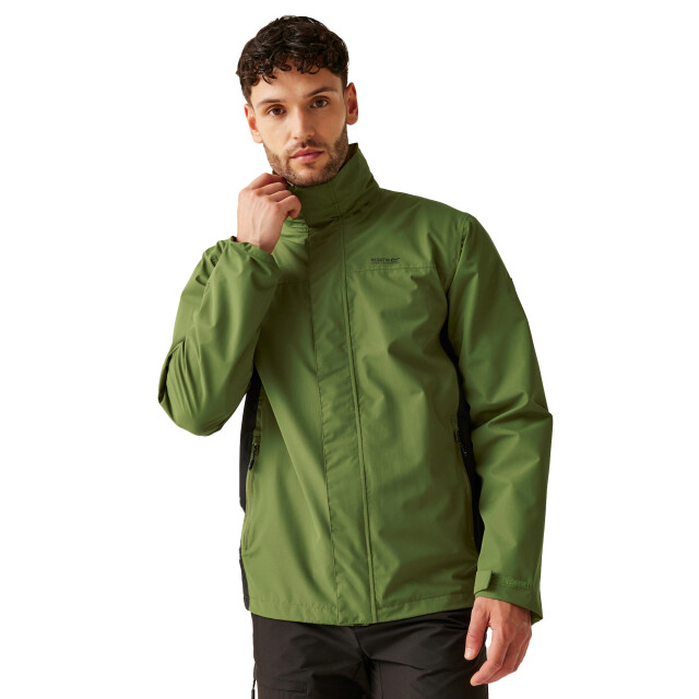 Regatta Heren matt ii waterdichte jas UTRG11505_nephritegreenblack large Regatta Heren matt ii waterdichte jas UTRG11505_nephritegreenblack large