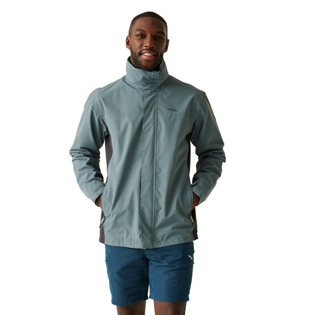 Regatta Heren matt ii waterdichte jas UTRG11505_stormyweatherash large