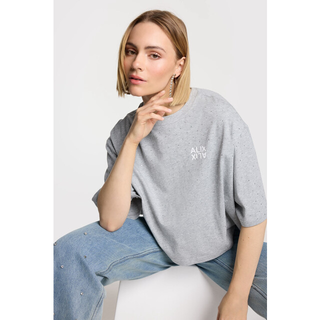 Alix The Label Studded t-shirt melee 4339.87.0026 large
