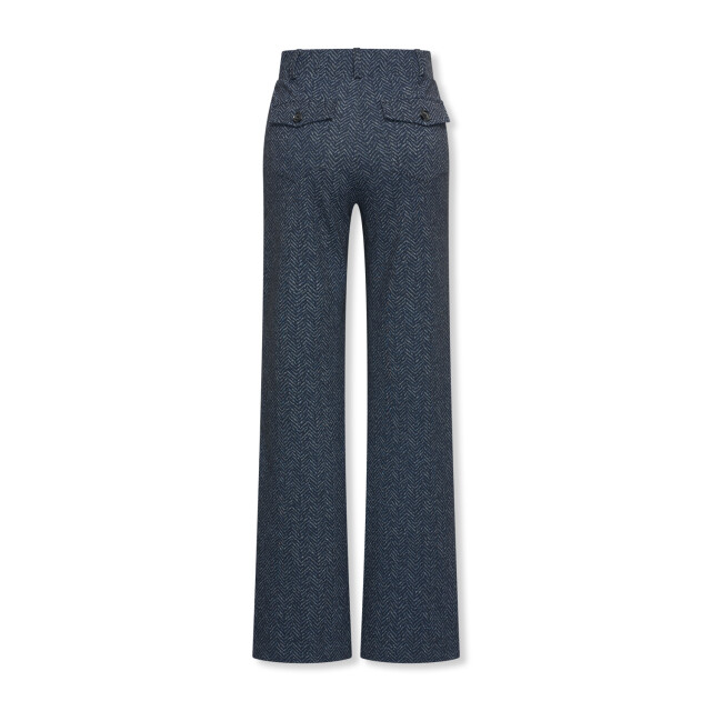 Helena Hart Broek flair lano tweed 7607twe marine 7607TWE large Helena Hart Broek flair lano tweed 7607twe marine 7607TWE large