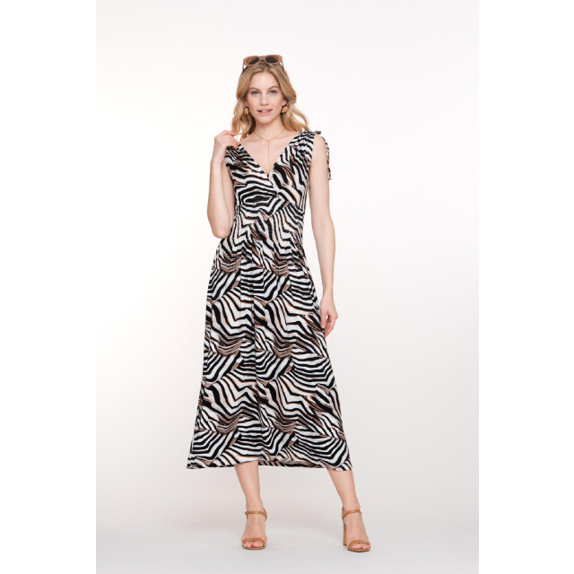 Geisha 57367-60 mila dress smock jersey aop 4060053065 large