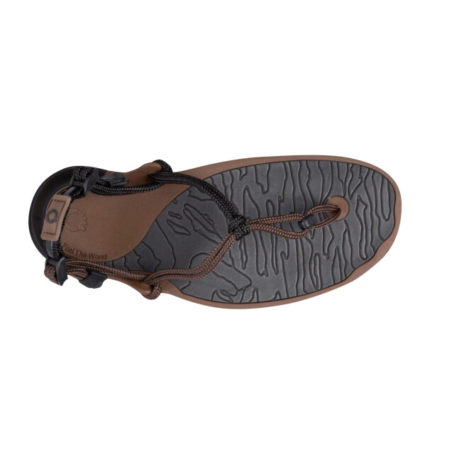 Xero Shoes Cloud cld-mobk mocha black dames teensandaal cld-mobk large