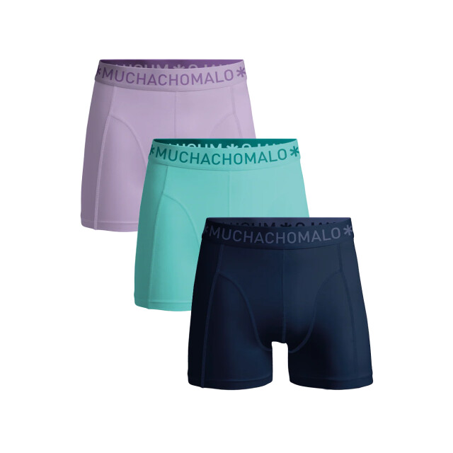 Muchachomalo Heren 3-pack boxershorts U-SOLID1010-1207 large Muchachomalo Heren 3-pack boxershorts U-SOLID1010-1207 large
