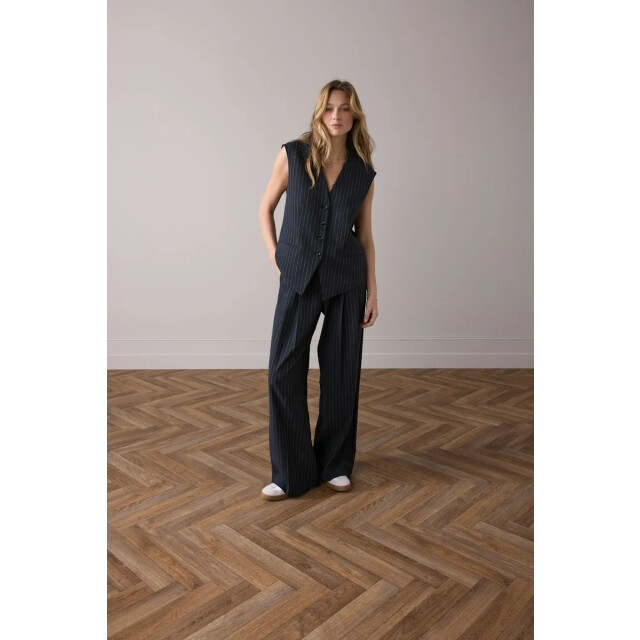 Summum 9s137-12258 495 gilet pinstripe midnight blue 9s137-12258 495 large