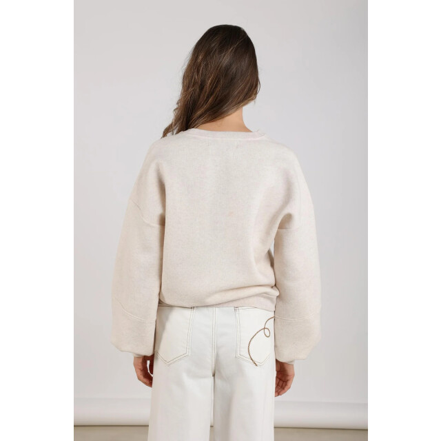 Nukus Nkf030172 54 muse pullover sand melange NKF030172 large Nukus Nkf030172 54 muse pullover sand melange NKF030172 large