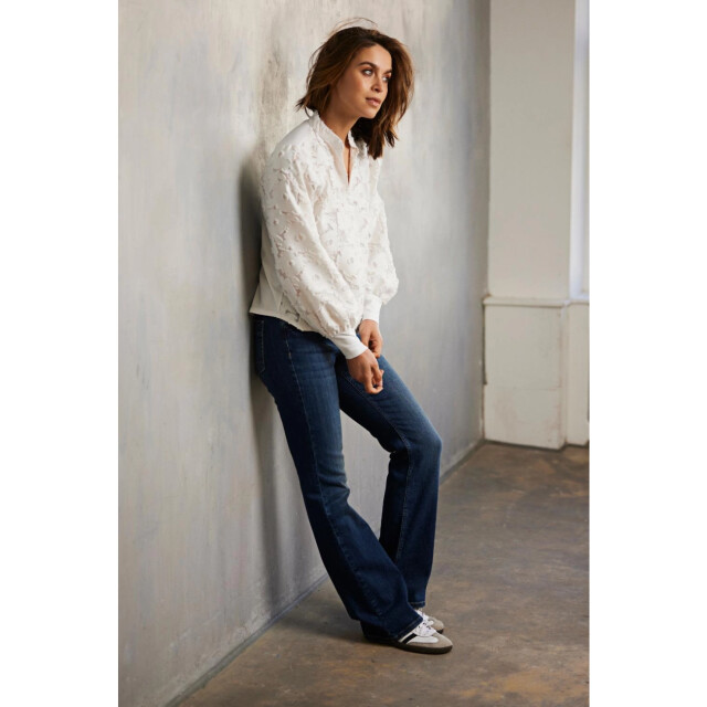 Helena Hart 7620 broek flair demin blue 7620 large