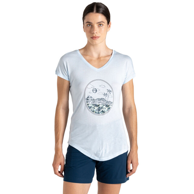 Dare2b Dames serene wave t-shirt UTRG11706_skyway large
