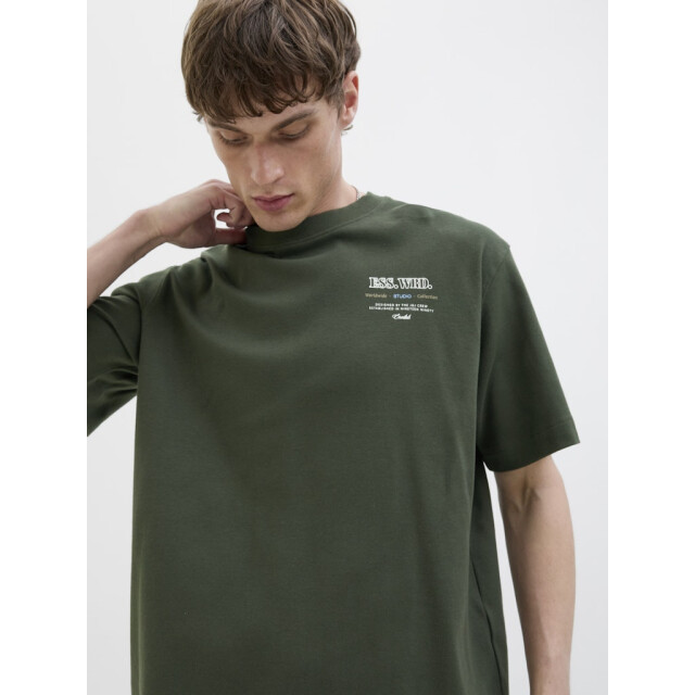 Jack & Jones Jjeurban edge studio tee ss o-neck noos donker 5339.27.0004 large