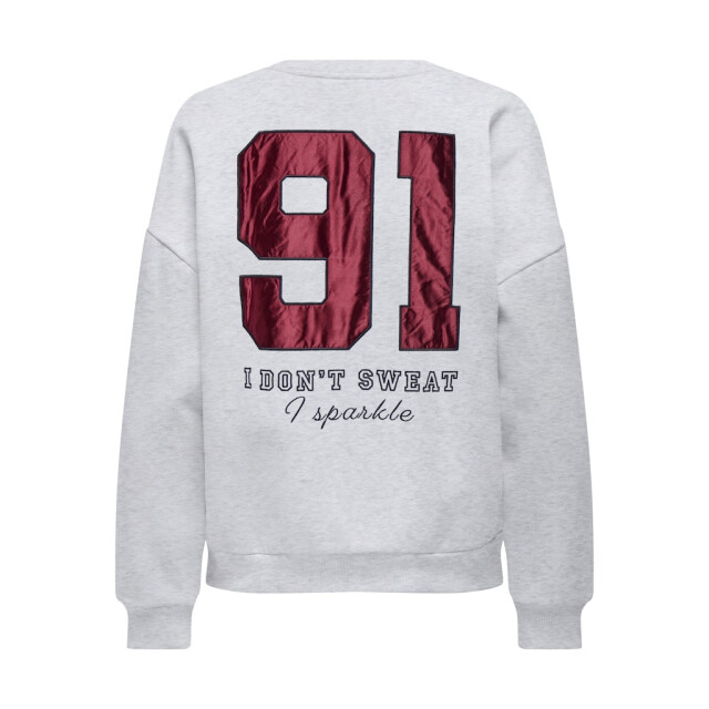 Only Onlrillo ls boxy o-neck cs swt melee 4209.87.0007 large Only Onlrillo ls boxy o-neck cs swt melee 4209.87.0007 large