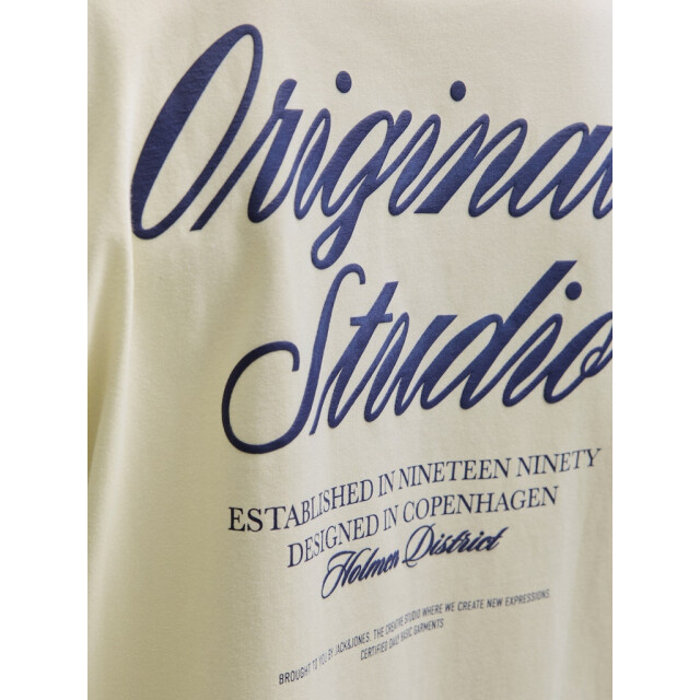 Jack & Jones Jornorrebro typo tee ss crew neck noos ecru 5339.03.0023 large