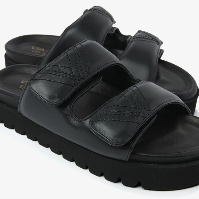 Via Vai 62175 Rae Lidia Slippers Zwart 62175 Rae Lidia large