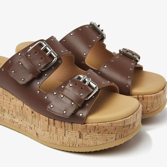 Via Vai 62192 Sissel Mira Slippers Bruin 62192 Sissel Mira large