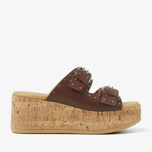 Via Vai 62192 Sissel Mira Slippers Bruin 62192 Sissel Mira large