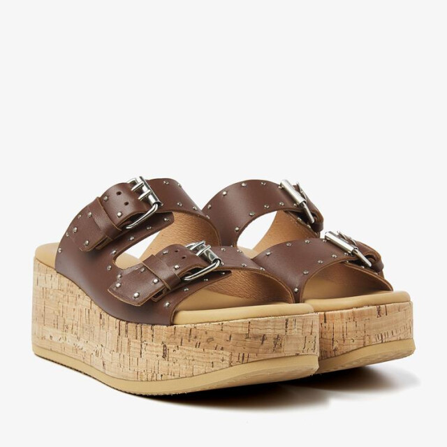 Via Vai 62192 Sissel Mira Slippers Bruin 62192 Sissel Mira large