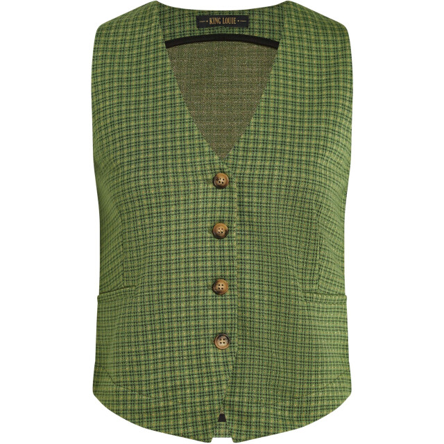 King Louie Bianca gilet ivy check 10147-266 large