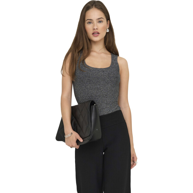 Only Onlea glitter s/l 2-ways top jrs noos black/silver 15356494-177911001 large