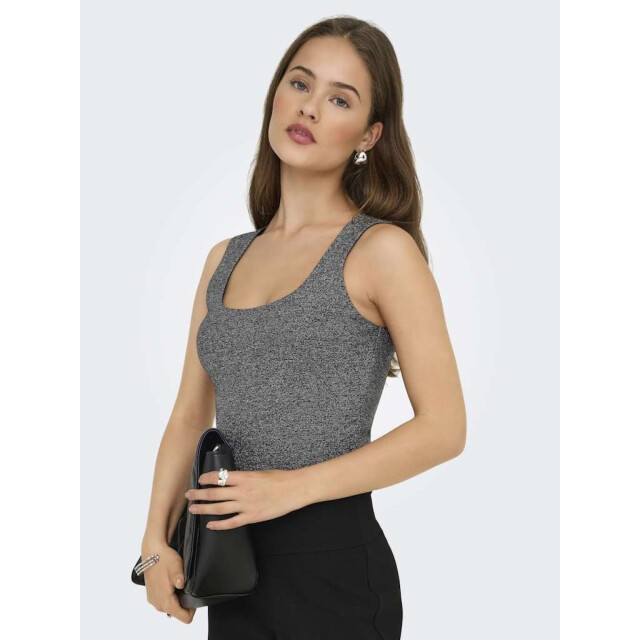 Only Onlea glitter s/l 2-ways top jrs noos black/silver 15356494-177911001 large