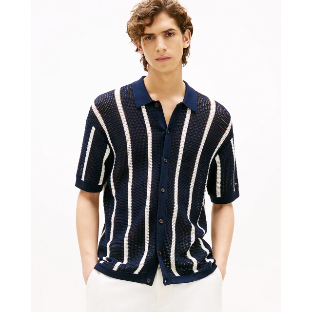 Tommy Hilfiger Overhemd korte mouw mw0mw41225 Tommy Hilfiger Overhemd korte mouw MW0MW41225 large