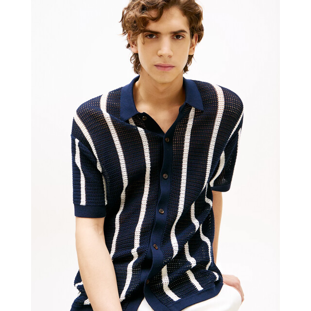 Tommy Hilfiger Overhemd korte mouw mw0mw41225 Tommy Hilfiger Overhemd korte mouw MW0MW41225 large