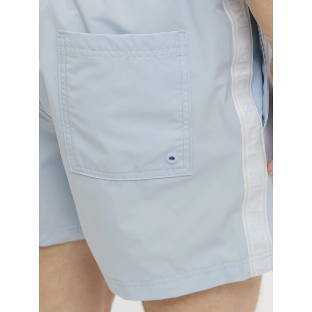 Jack & Jones Heren zwemshort jpstmaui logo tape cashmere blue 12272879-Cashmere Blue large