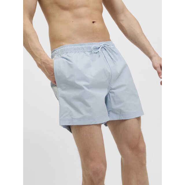 Jack & Jones Heren zwemshort jpstmaui logo tape cashmere blue 12272879-Cashmere Blue large