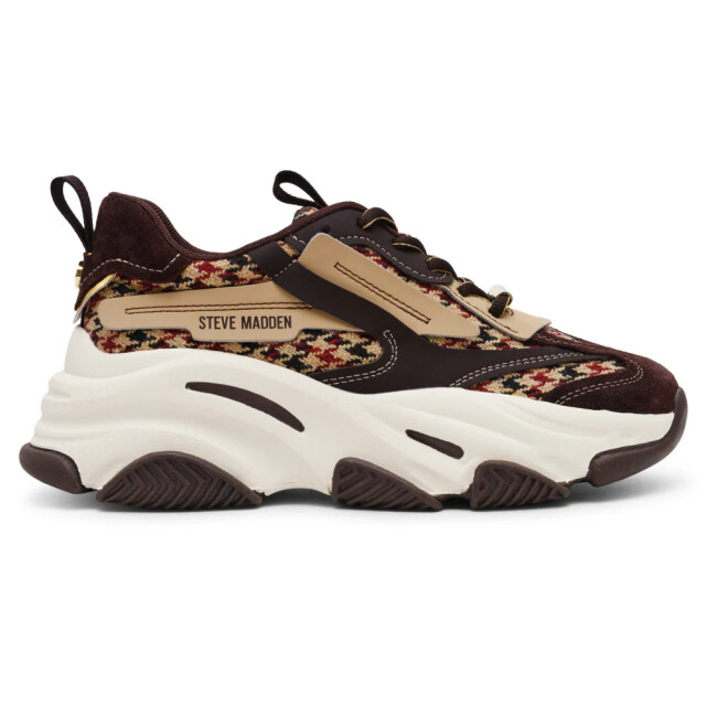 Steve Madden Possession-e geruit dames sneaker SM19000033-762 large