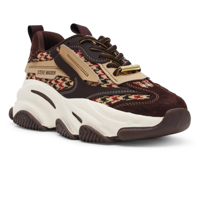 Steve Madden Possession-e geruit dames sneaker SM19000033-762 large
