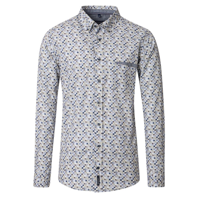 Casamoda Heren overhemd 454482500 300 green milieu Overhemd 454482500 300Green large