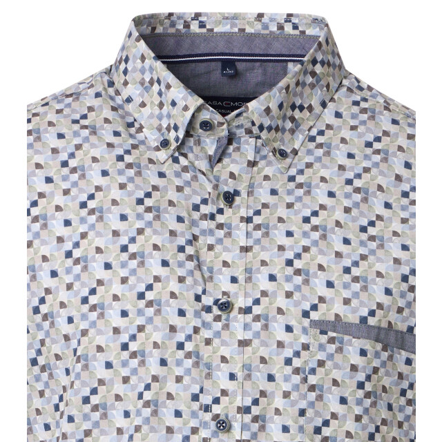 Casamoda Heren overhemd 454482500 300 green milieu Overhemd 454482500 300Green large