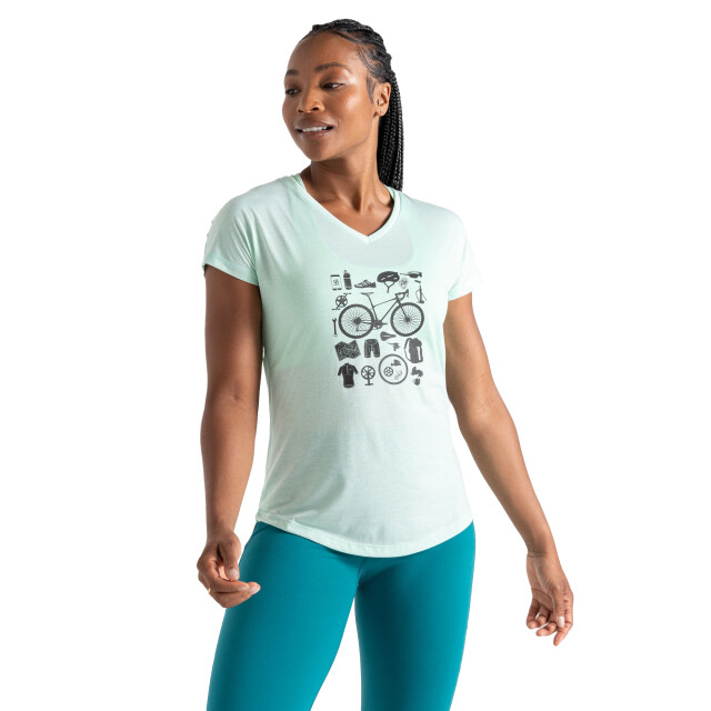 Regatta Dames kalm fiets t-shirt UTRG10864_mintgreen large