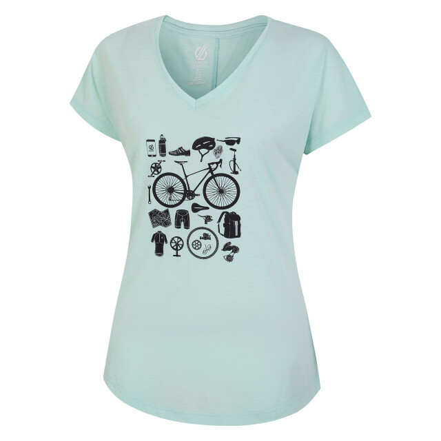 Regatta Dames kalm fiets t-shirt UTRG10864_mintgreen large