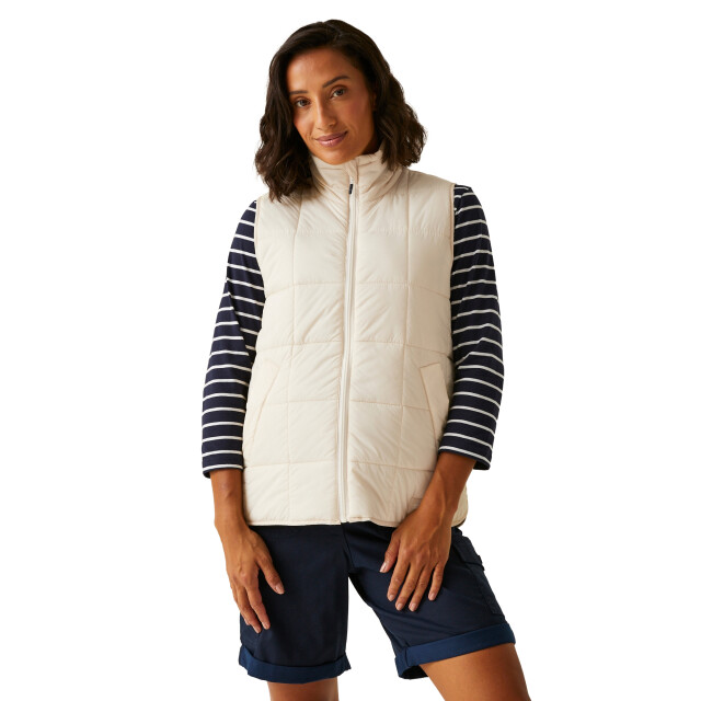 Regatta Dames courcelle ii gewatteerd gilet UTRG11786_lightvanilla large
