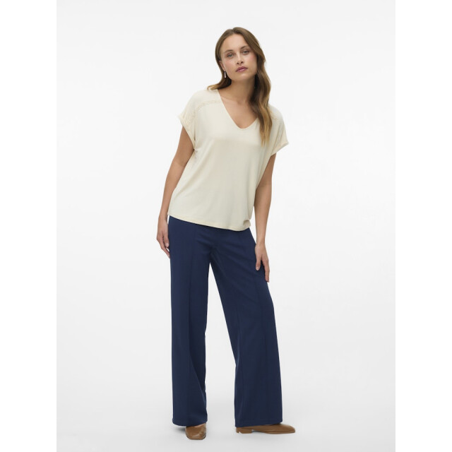 Vero Moda Vmbecky hw wide pull on pant noos navy 4109.37.0015 large Vero Moda Vmbecky hw wide pull on pant noos navy 4109.37.0015 large