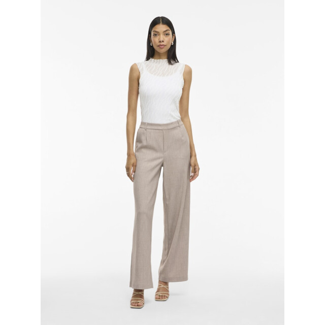 Vila Vivarone hw wide pant noos zand dessin 4109.06.0039 large Vila Vivarone hw wide pant noos zand dessin 4109.06.0039 large