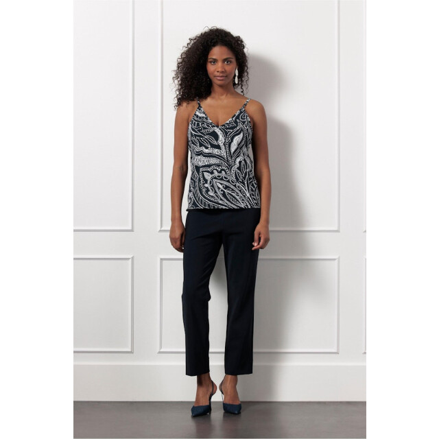 Studio Anneloes brynn summer dot singlet 13025 6917 dark blue/ecru 06010.270.0001 large