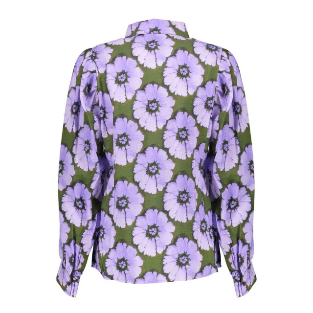 Geisha 53609-20 380 blouse print flowers purple/green 53609-20 380 large