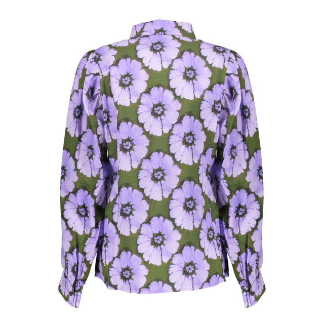 Geisha 53609-20 380 blouse print flowers purple/green 53609-20 380 large
